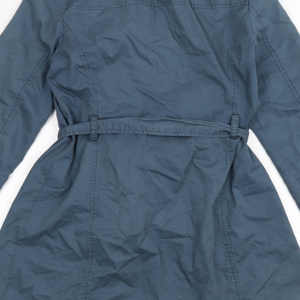 Old Navy Womens Blue Overcoat Coat Size M