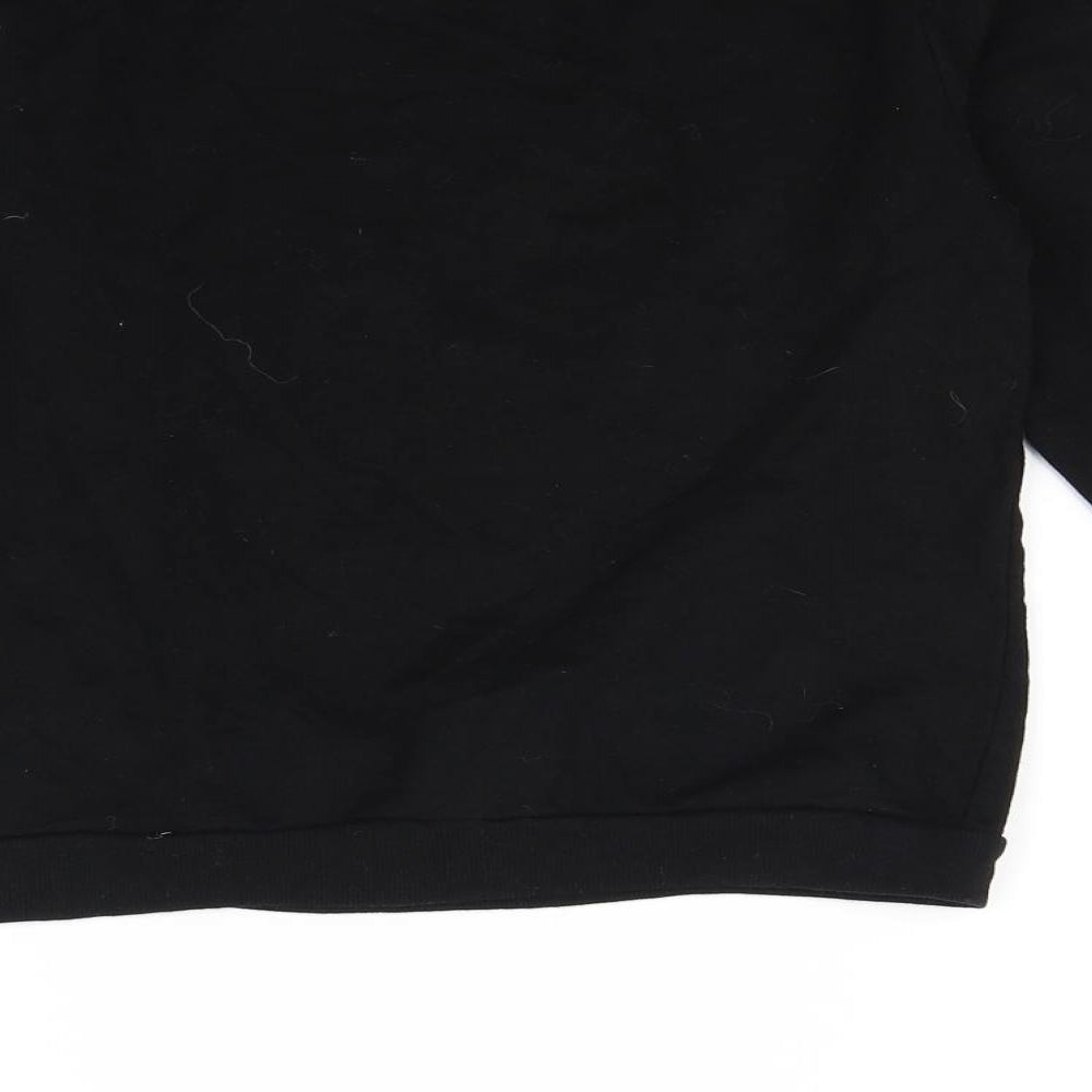 pep & co Boys Black Pullover Jumper Size 11 Years