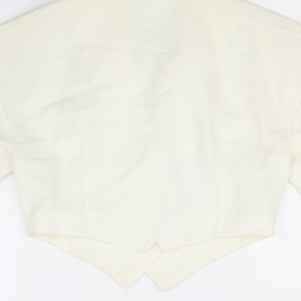snob Womens Ivory Jacket Size 12