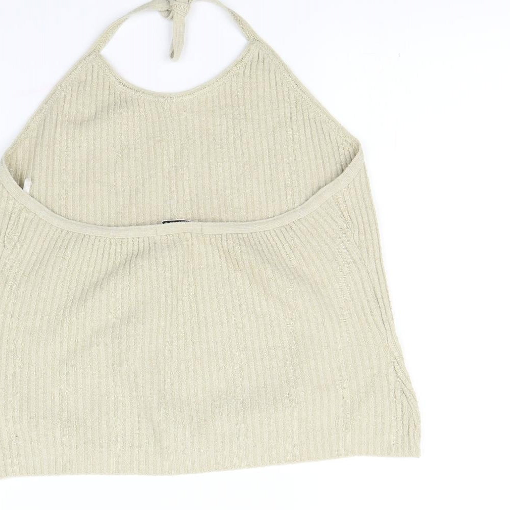 George Womens Beige Basic Tank Size 16
