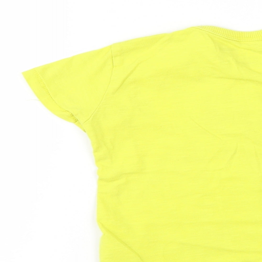NEXT Boys Yellow Basic T-Shirt Size 18-24 Months - i am one