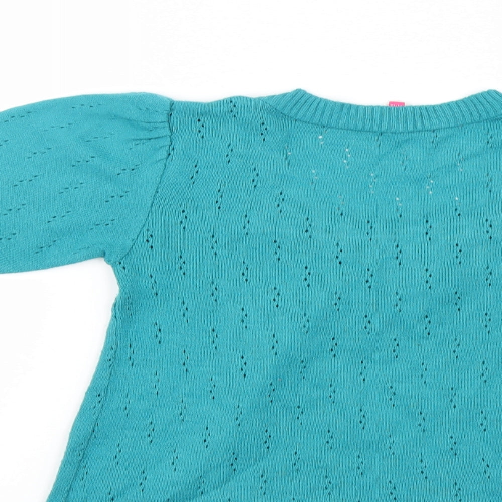 Generation C Girls Blue Basic Blouse Size 11-12 Years