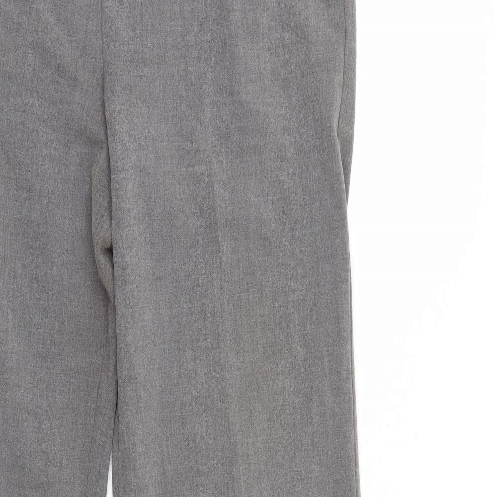 slimma Womens Grey Trousers Size 18 L28 in