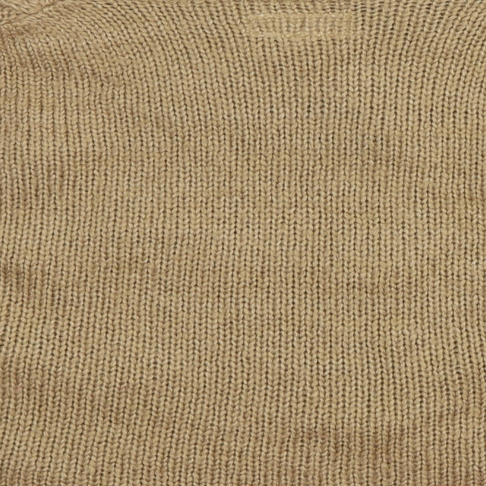 Vintage Couture Womens Beige Cape Jumper Size L