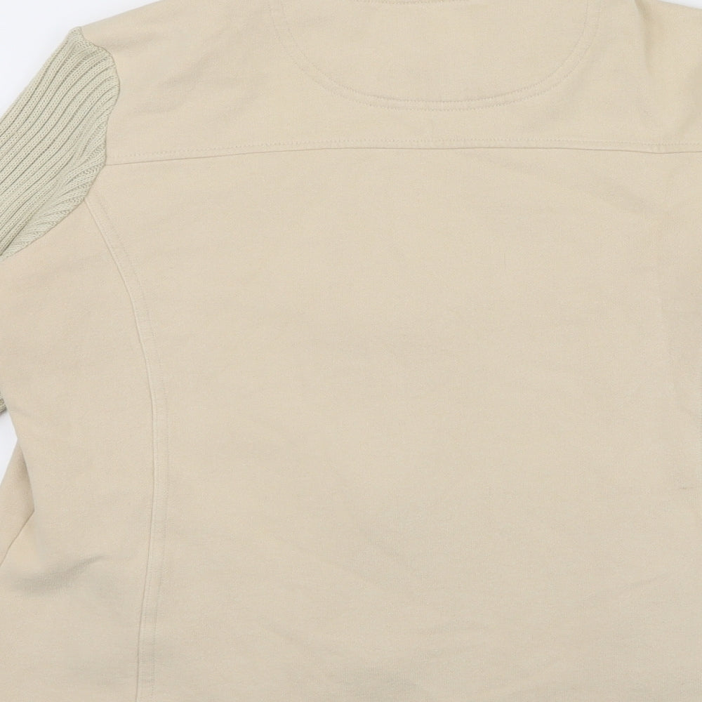 Maine Womens Beige Cardigan Jumper Size 14