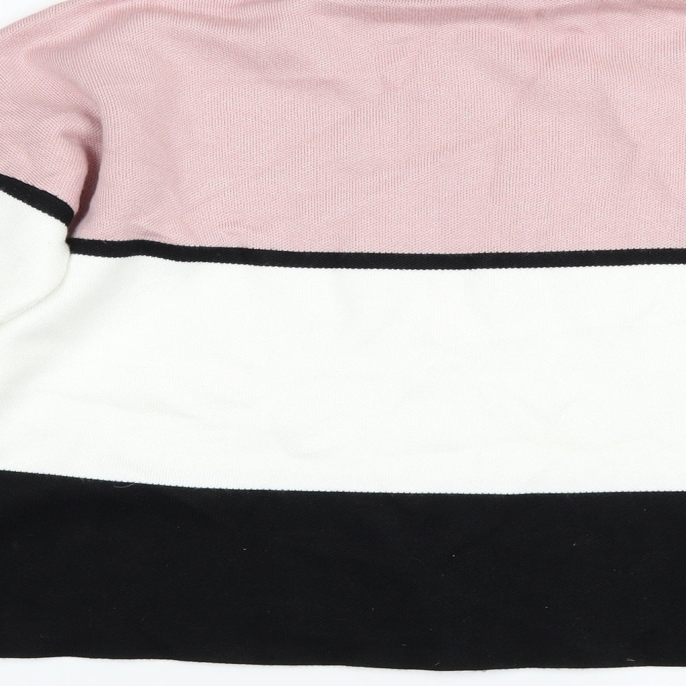 New Look Womens Multicoloured Striped Pullover Jumper Size M