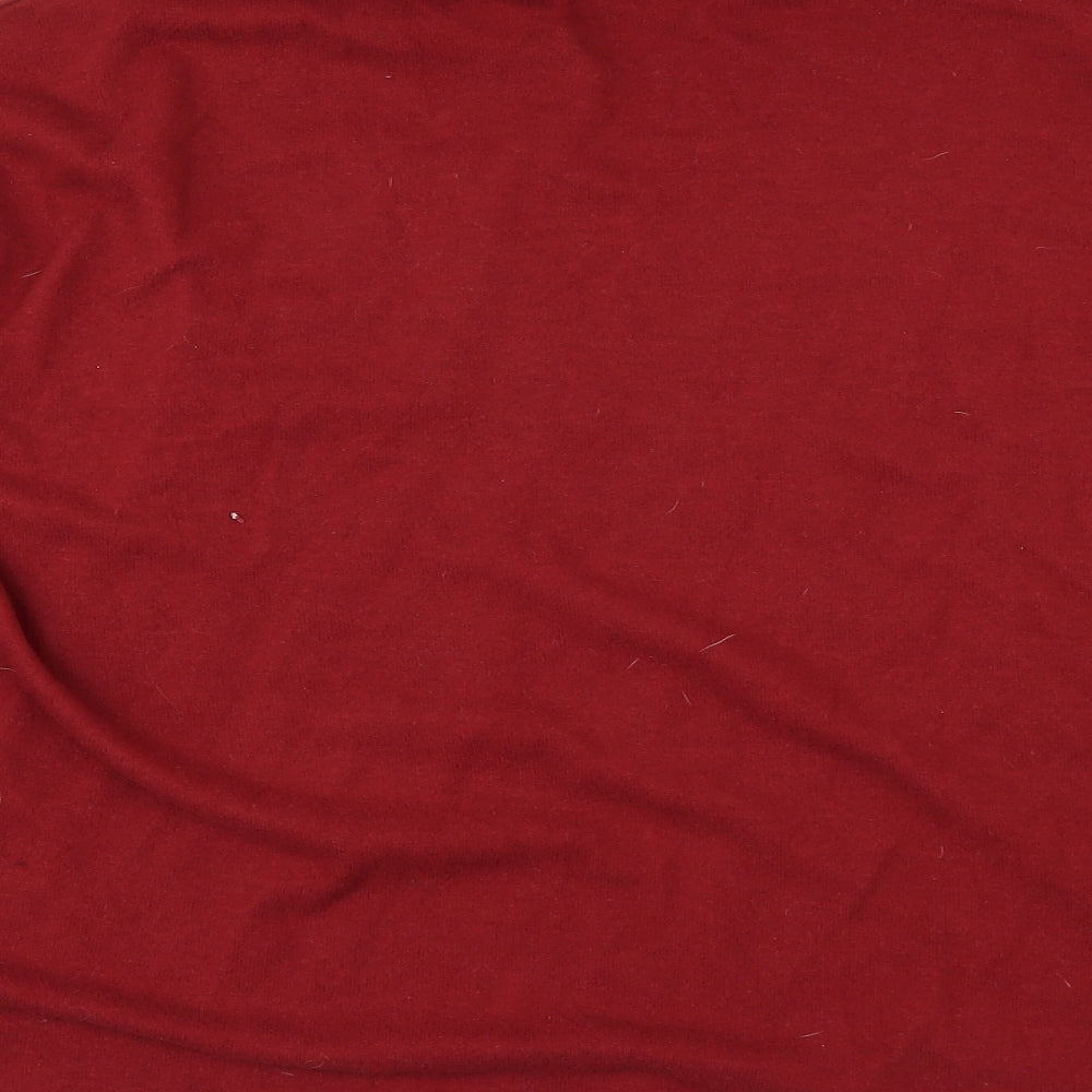 Primark Womens Red Pullover Jumper Size XL - CROPPED