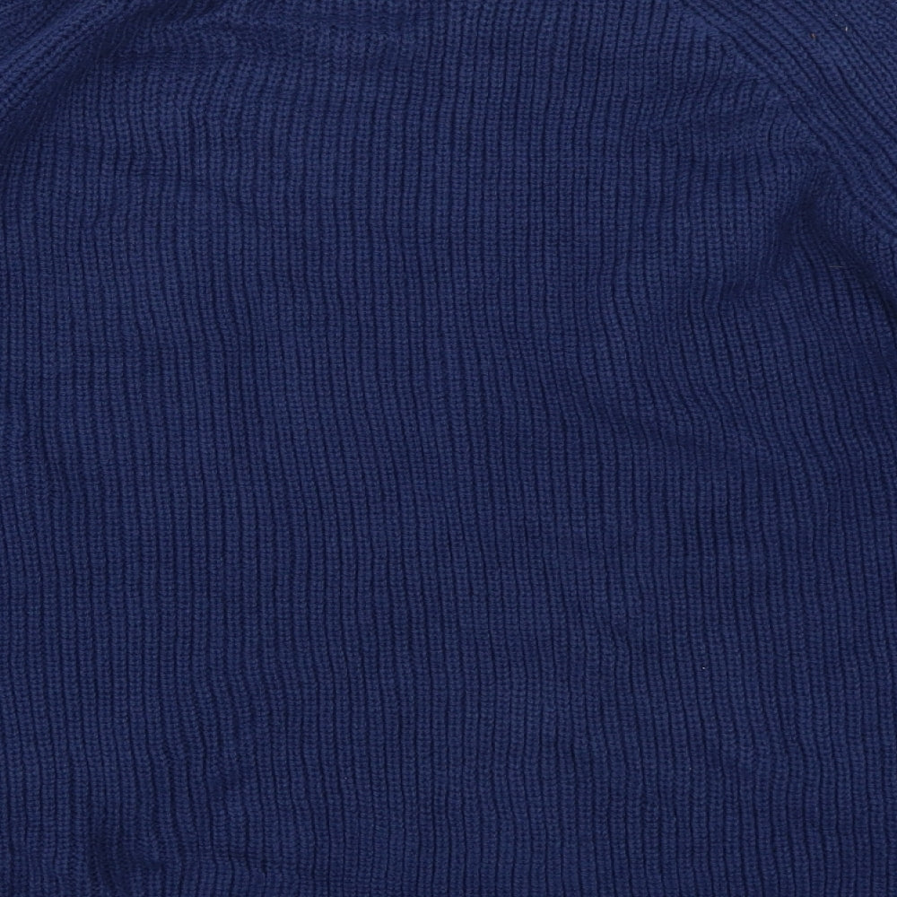 TU Womens Blue Knit Pullover Jumper Size 14