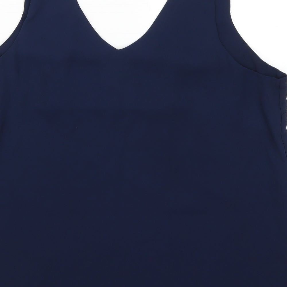Wallis Womens Blue Basic Tank Size 12
