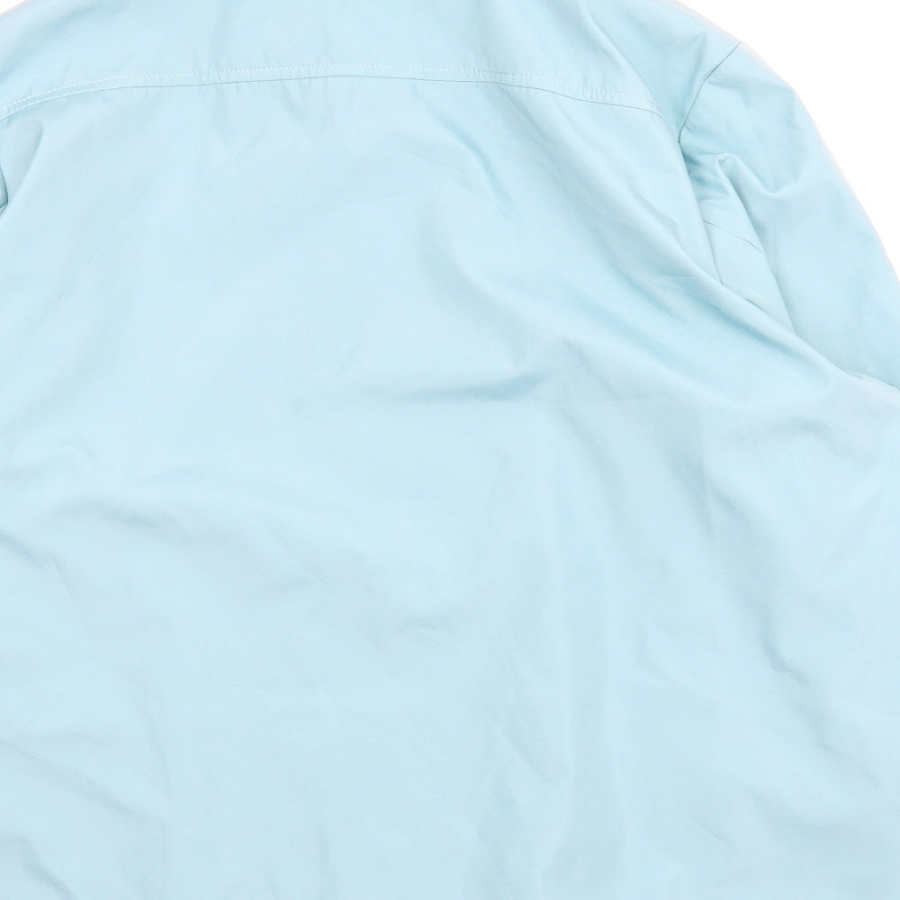 BM Womens Blue Anorak Coat Size XL