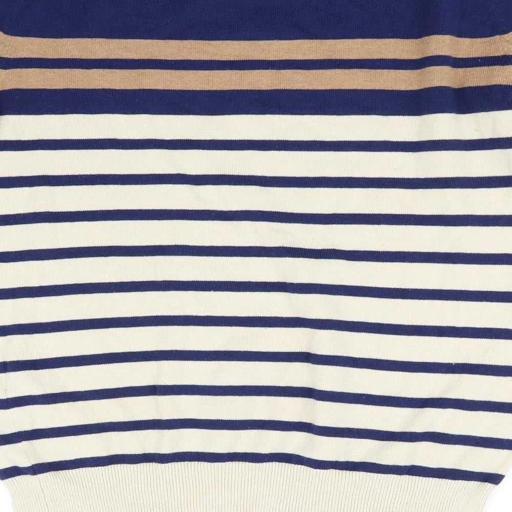 Atmosphere Womens Beige Striped Pullover Jumper Size 12