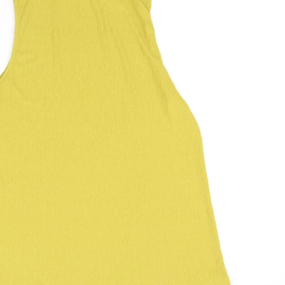 NEXT Womens Yellow Basic T-Shirt Size 14