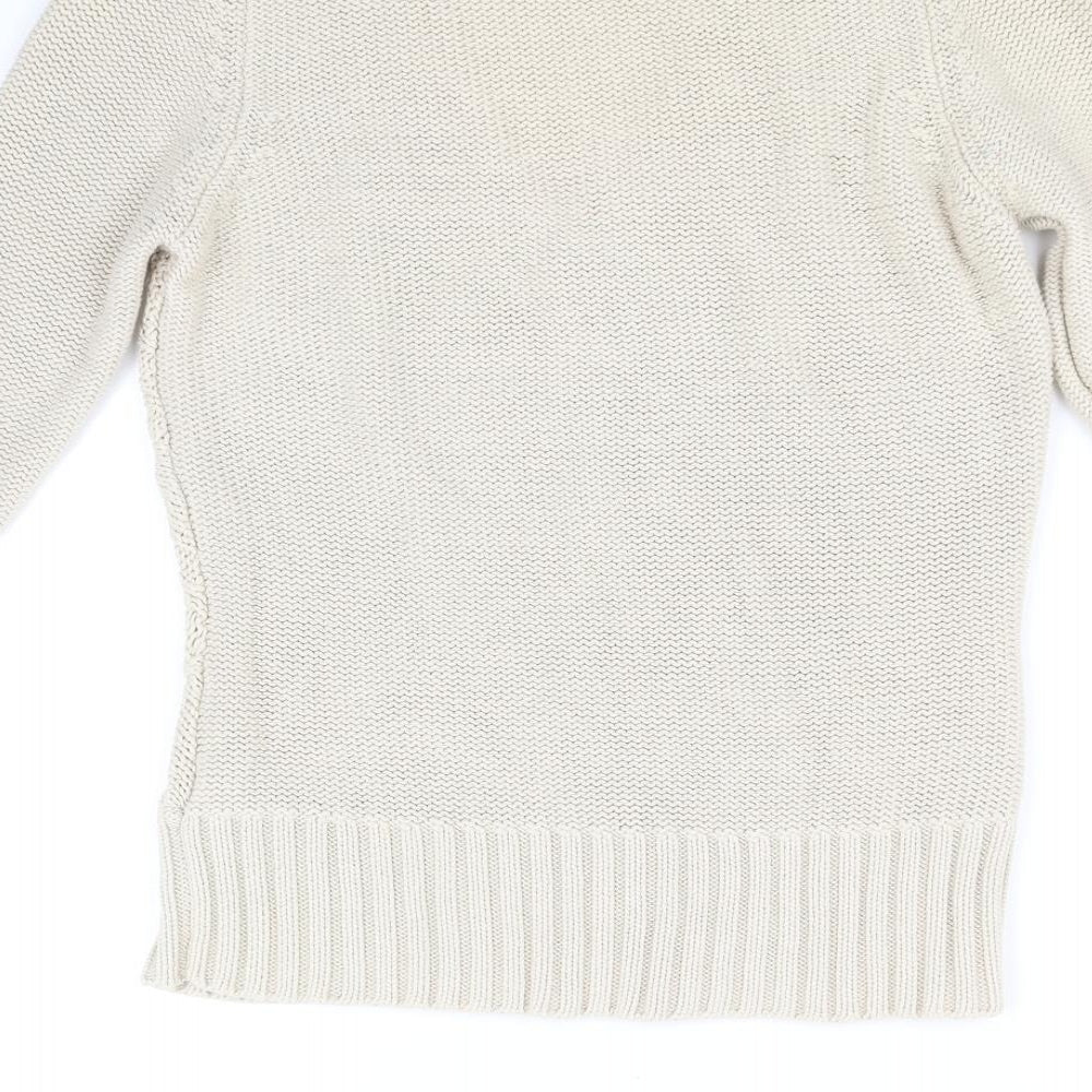 Marks and Spencer Womens Beige Pullover Jumper Size 12