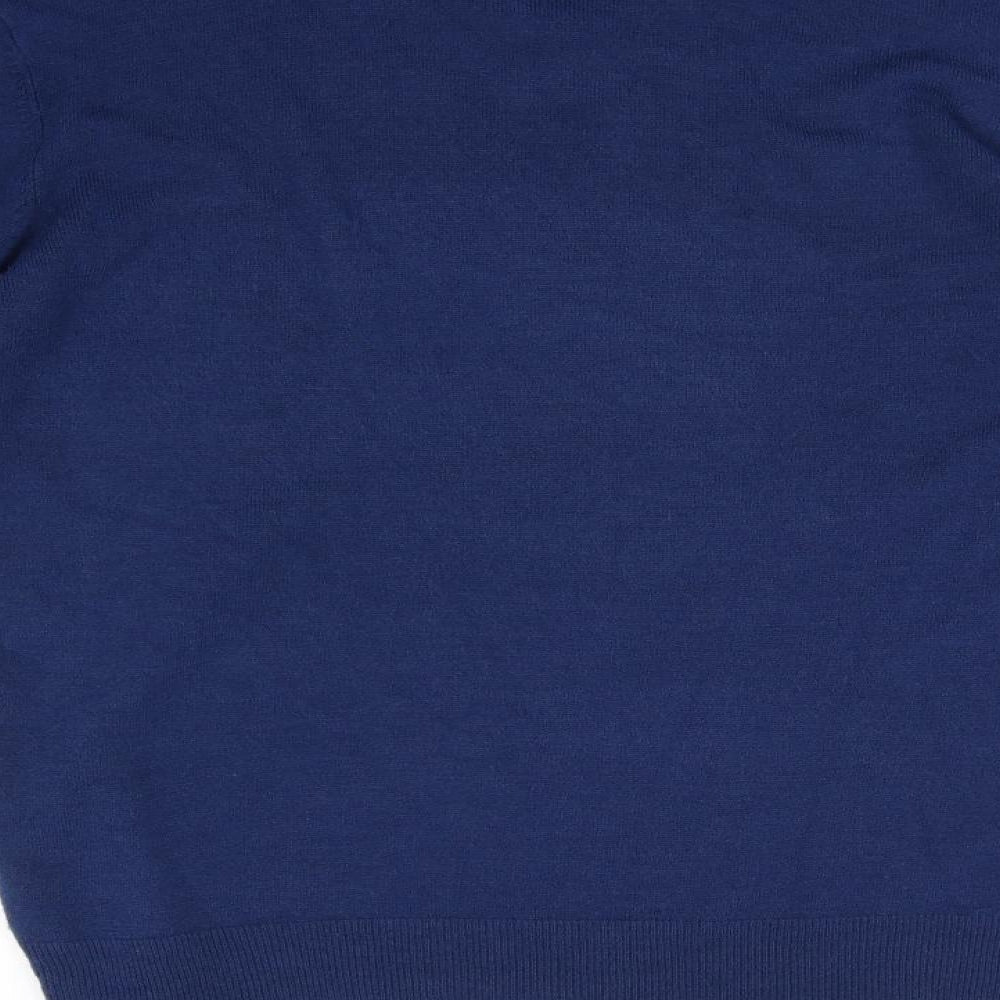 Peacocks Mens Blue Pullover Jumper Size L