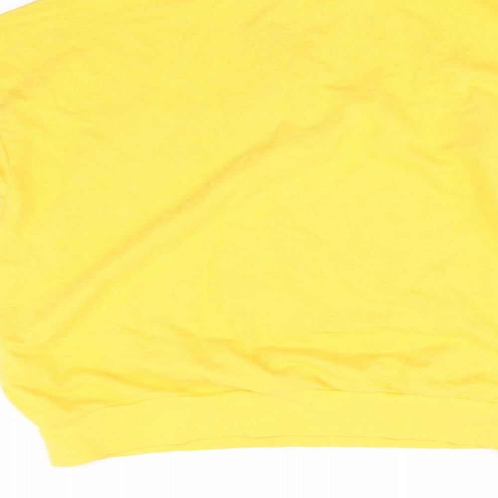 New Look Womens Yellow Pullover Jumper Size 12