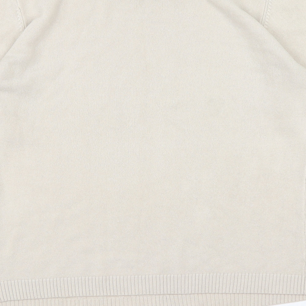 Anna rose Womens Beige Knit Pullover Jumper Size L