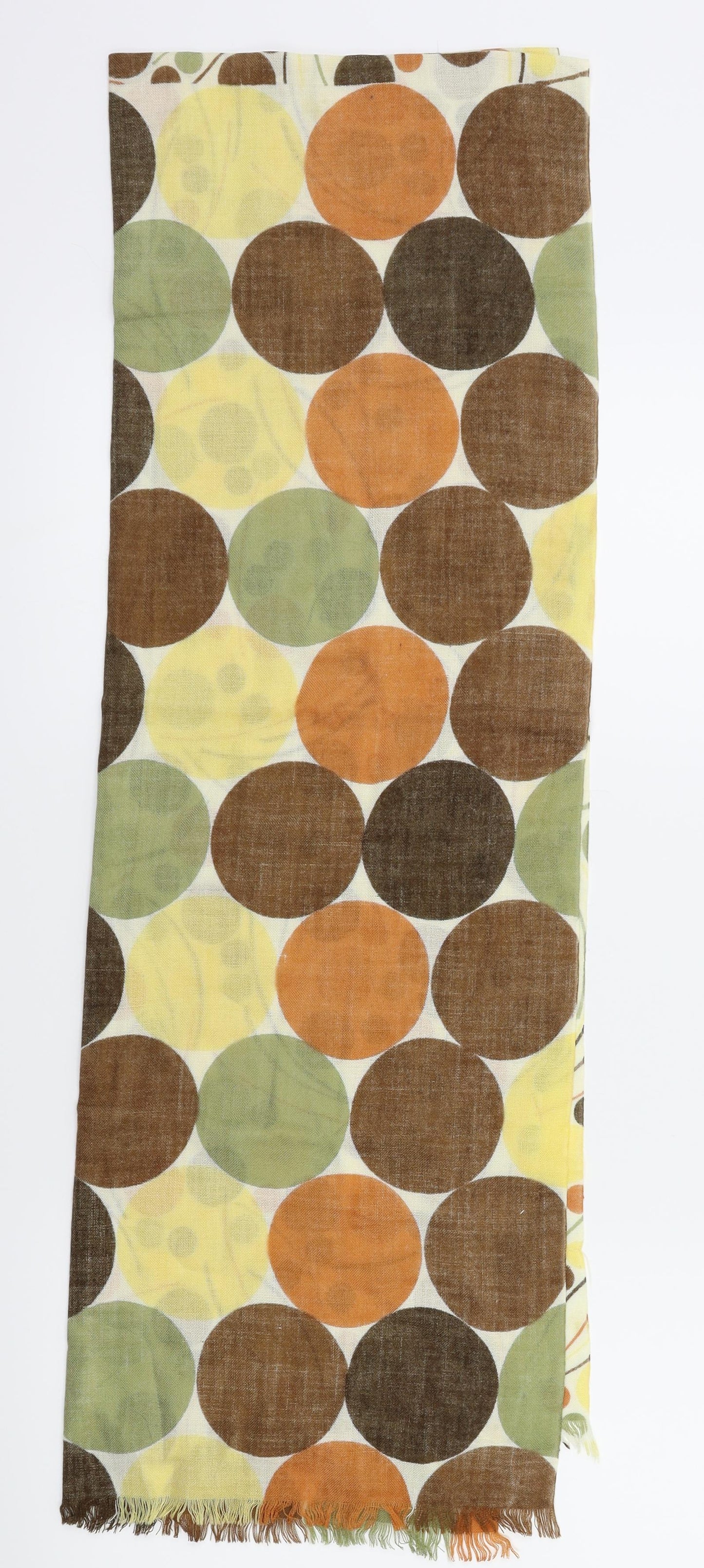 Preworn Womens Multicoloured Polka Dot Scarf