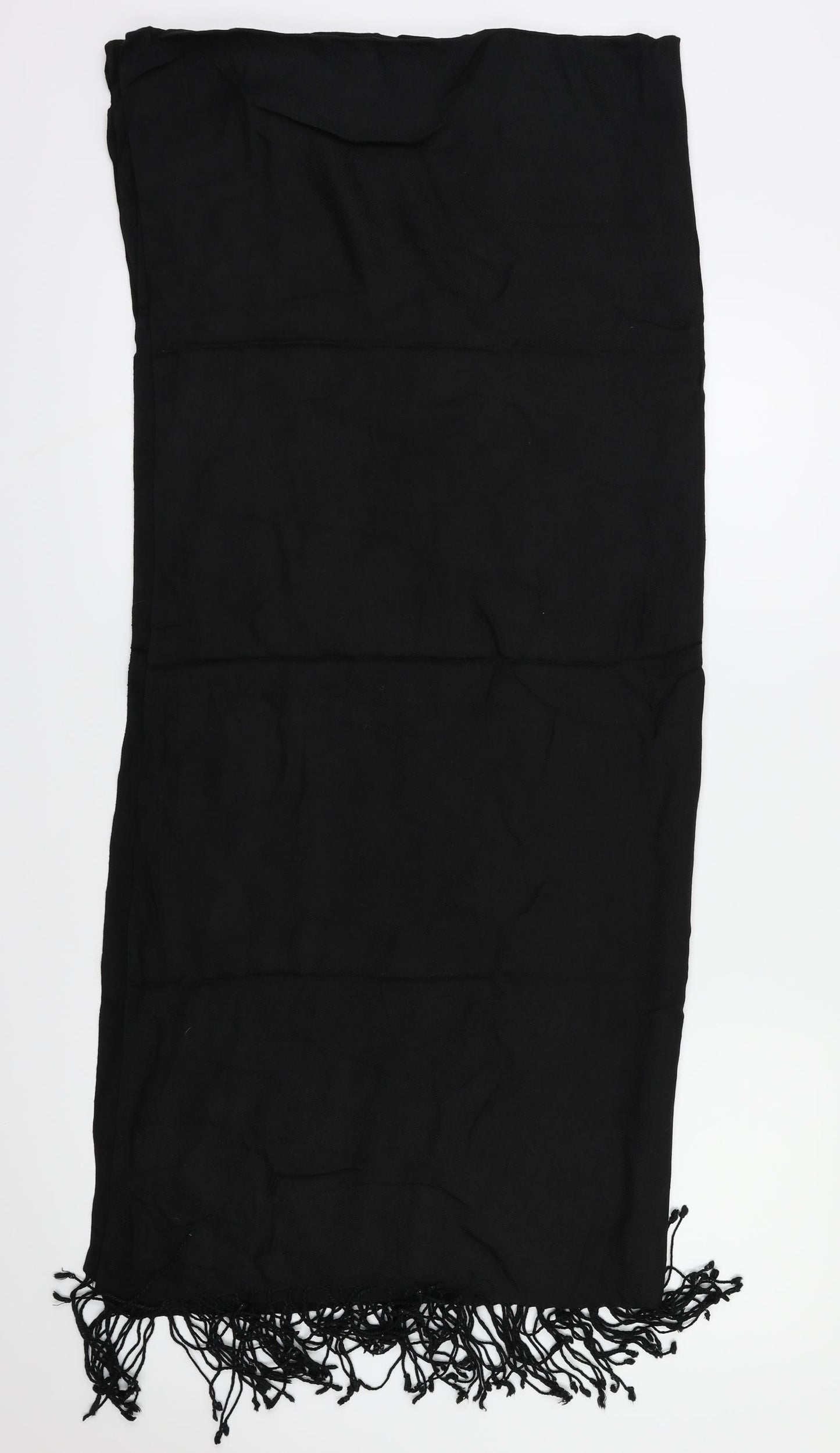 Preworn Unisex Black Scarf