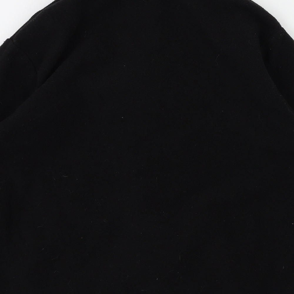 TU Boys Black Full Zip Jumper Size 7 Years