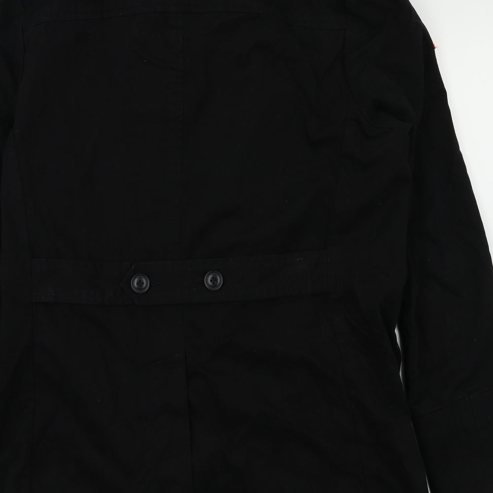 Superdry Mens Black Jacket Coat Size XL