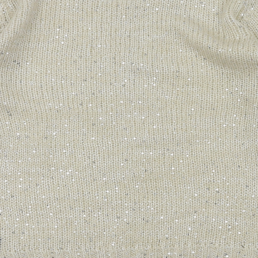 M&Co Womens Ivory Pullover Jumper Size L