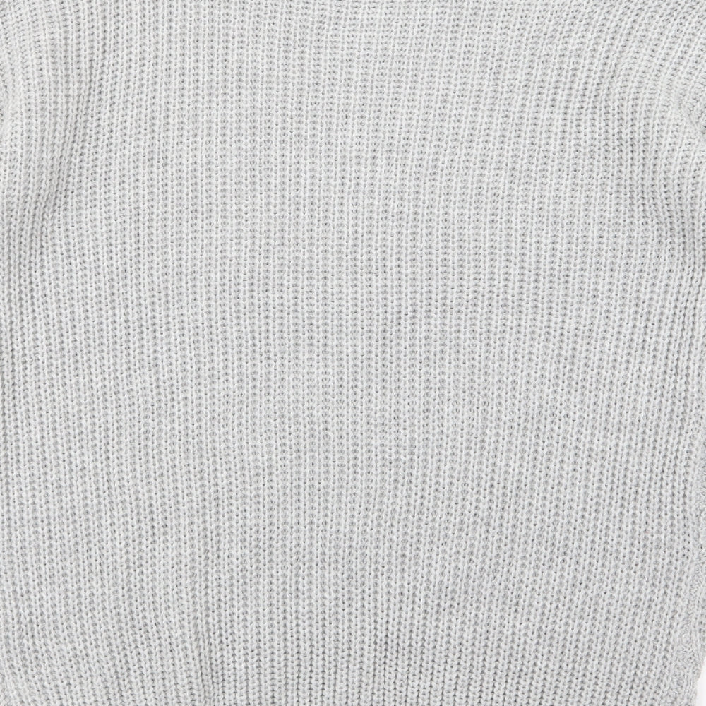 Atmosphere Womens Grey Knit Pullover Jumper Size 10