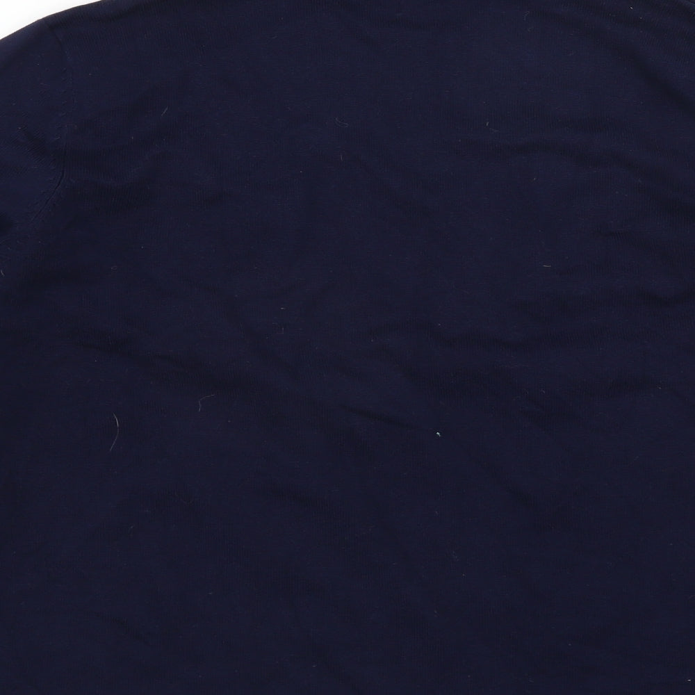 M&Co Womens Blue Cardigan Jumper Size 12