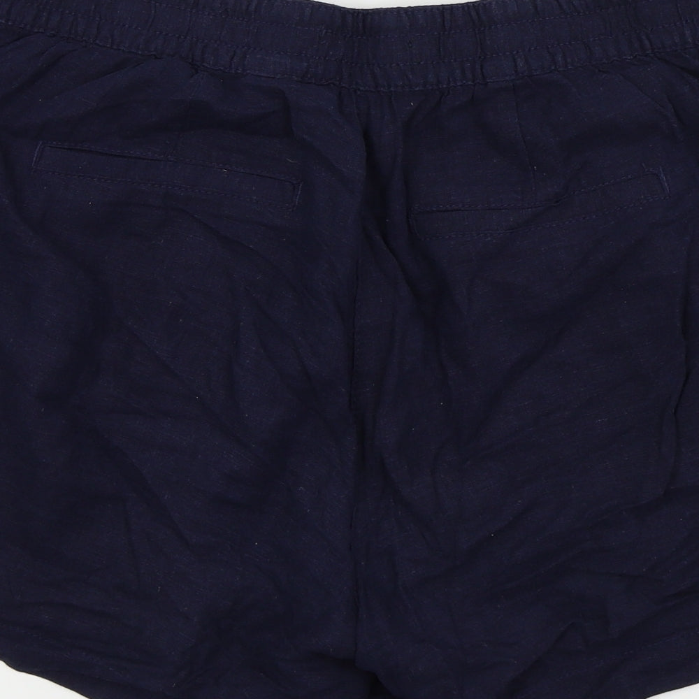 NEXT Womens Blue Hot Pants Shorts Size 14