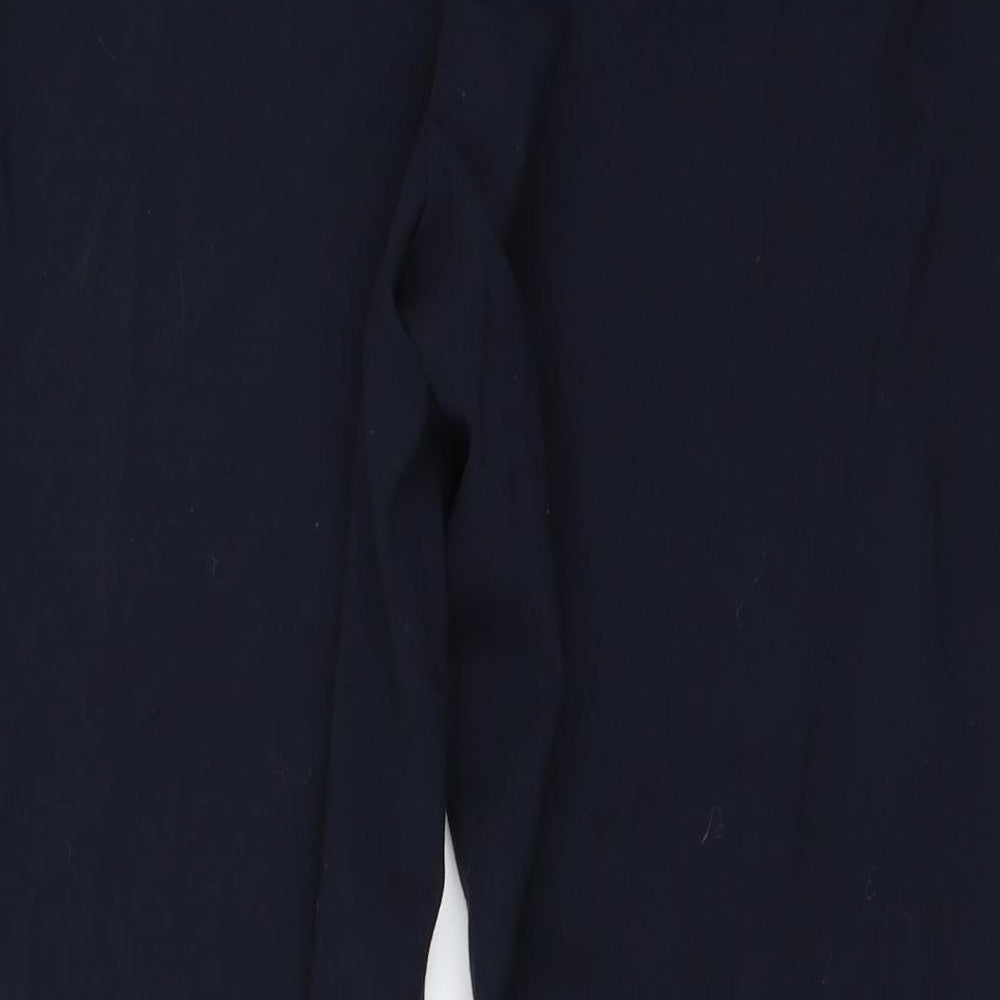 Marks and Spencer Womens Blue Trousers Size 14 L24 in