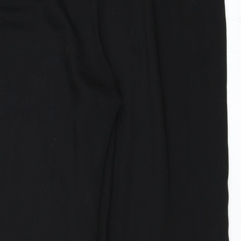 H&M Womens Black Trousers Size 40 L25.5 in