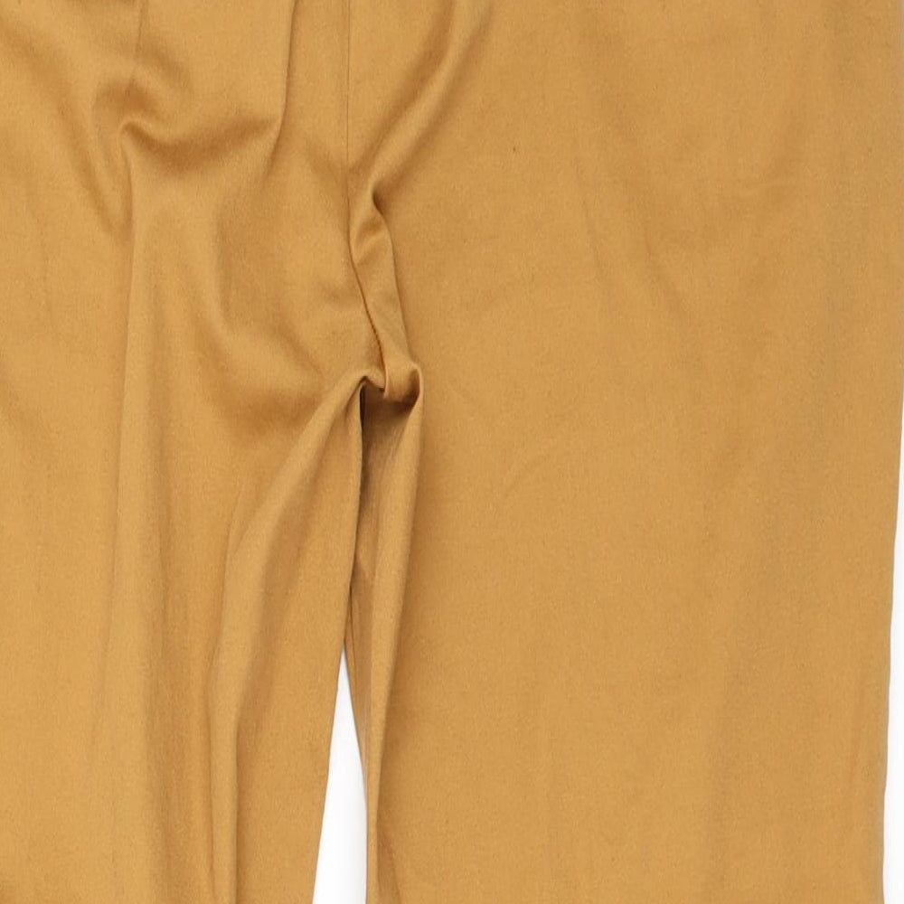 Atmosphere Womens Beige Cropped Trousers Size 12 L21 in