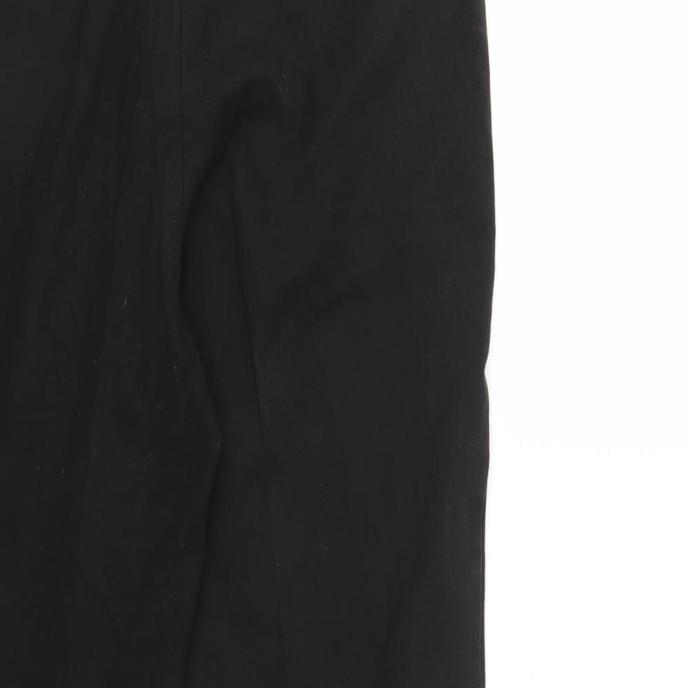 NEXT Womens Black Trousers Size 8 L26 in