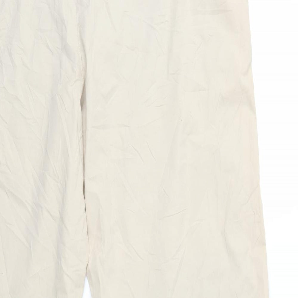 Marks and Spencer Womens Beige Trousers Size 20 L29 in