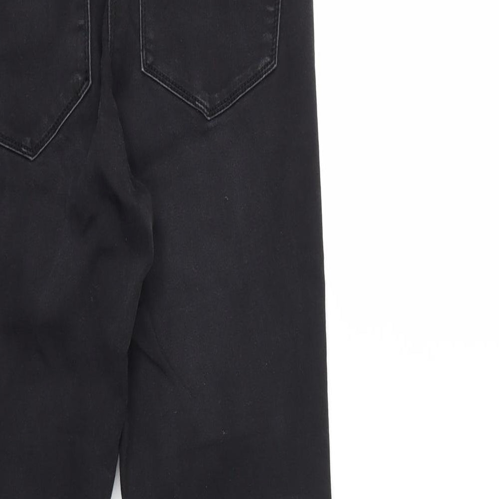 Papaya Womens Black Denim Skinny Jeans Size 10 L26 in