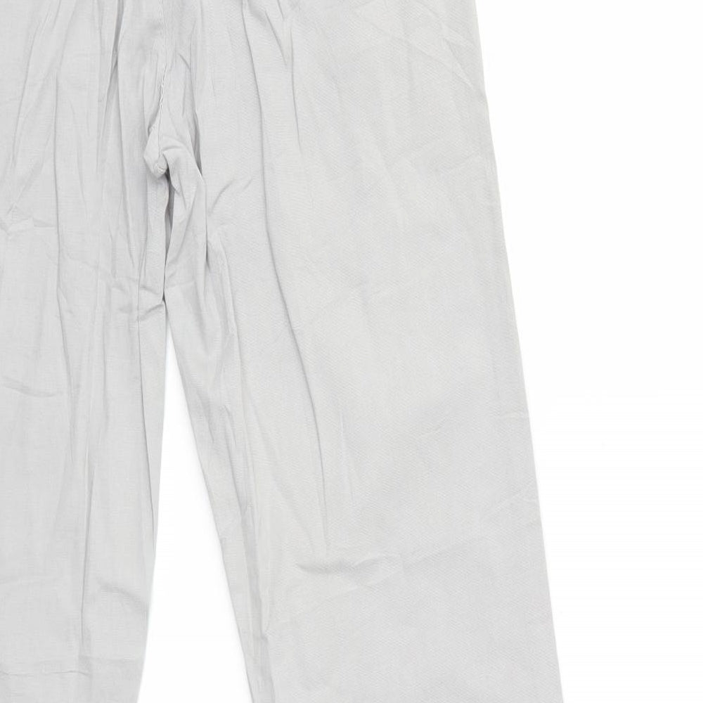 Preworn Womens Grey Trousers Size 29 in L29 in