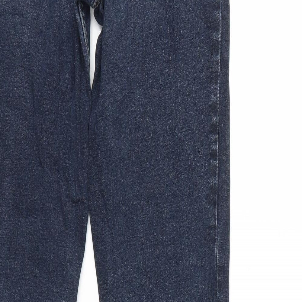 Up Fashion Womens Blue Denim Skinny Jeans Size 10 L32 in