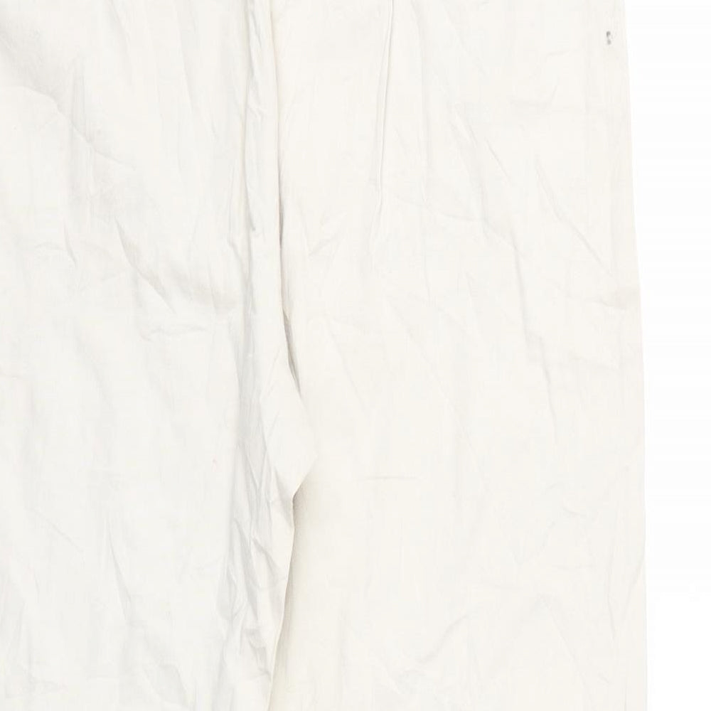 phillip chi Womens Beige Cropped Trousers Size 10 L25 in