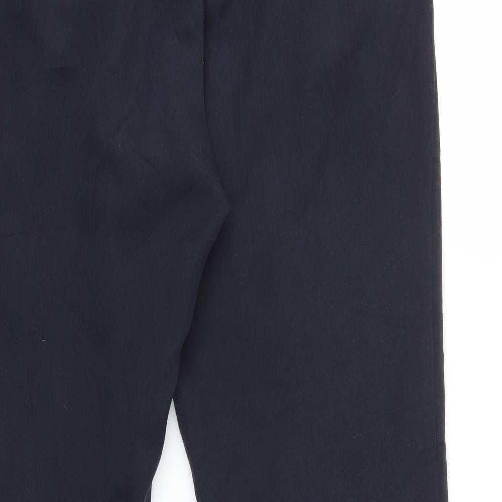 RESERVED Womens Blue Trousers Size 8 L25 in