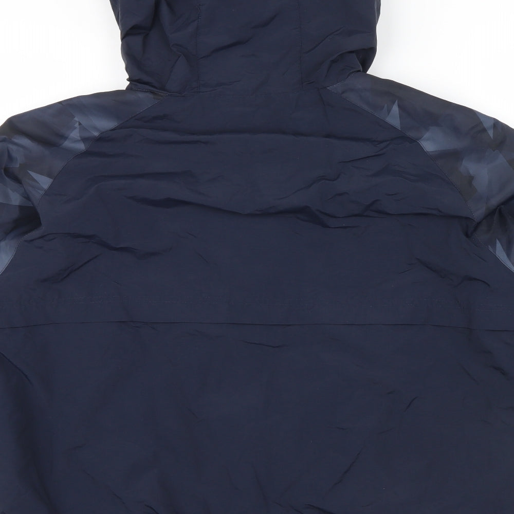 Primark Mens Blue Geometric Gilet Jacket Size L