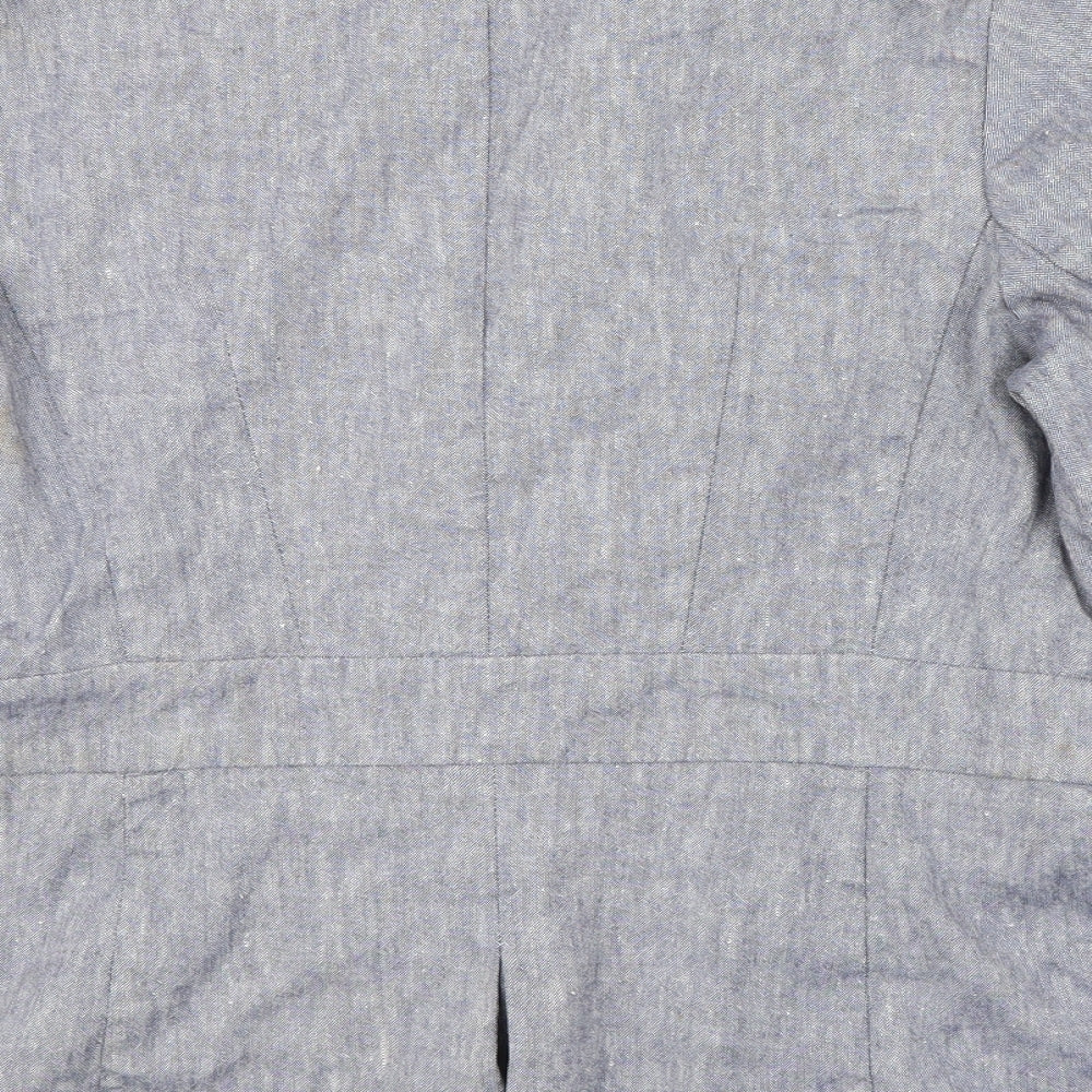 Per Una Womens Blue Jacket Size 14