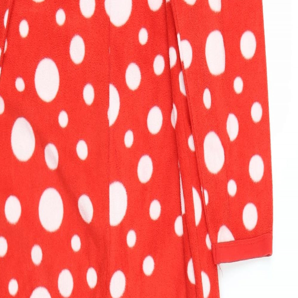Love To Lounge Womens Red Polka Dot Top One Piece Size S