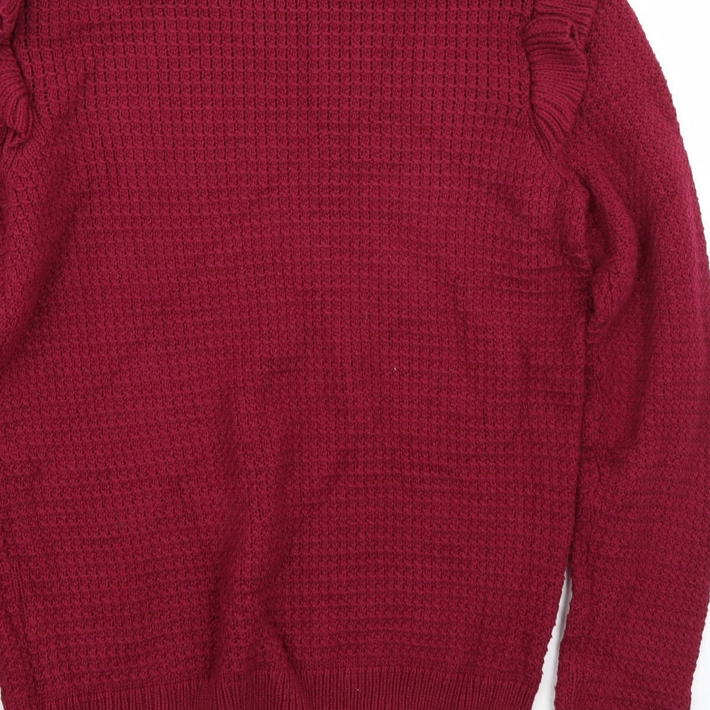 TU Womens Purple Pullover Jumper Size 10