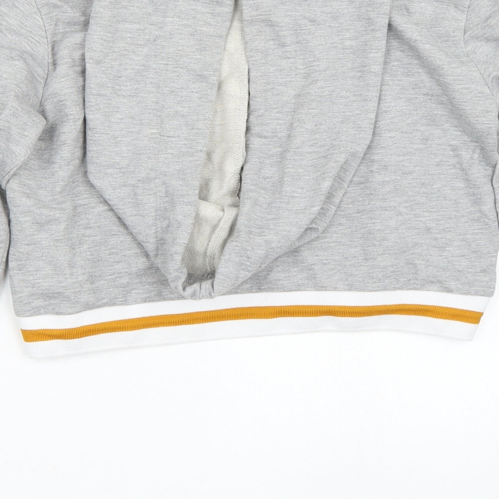 Select Womens Grey Pullover Hoodie Size 12