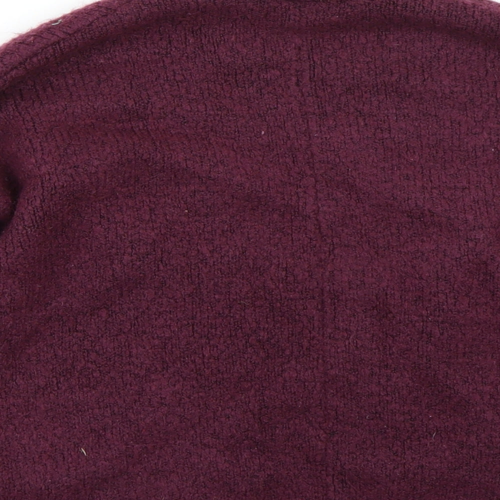 F&F Girls Purple Cardigan Jumper Size 9-10 Years