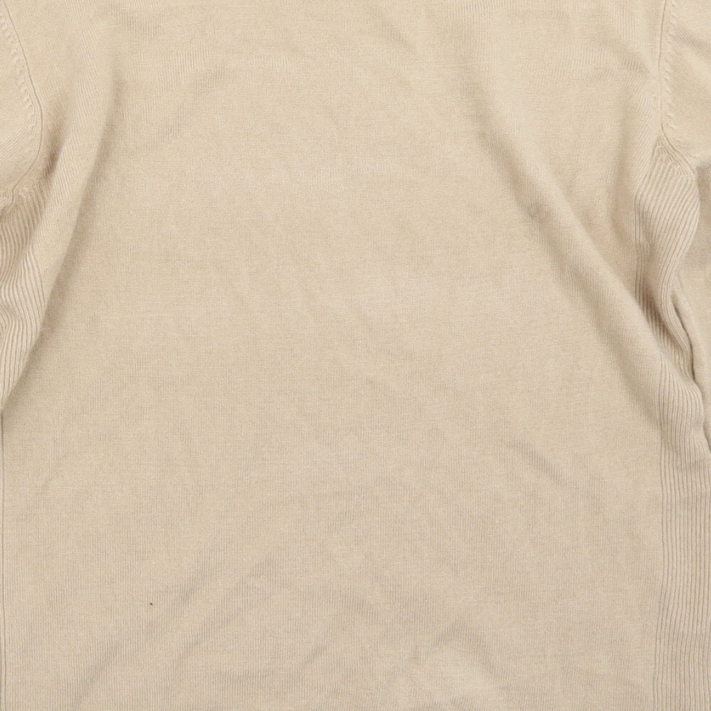 Primark Womens Beige Pullover Jumper Size 14