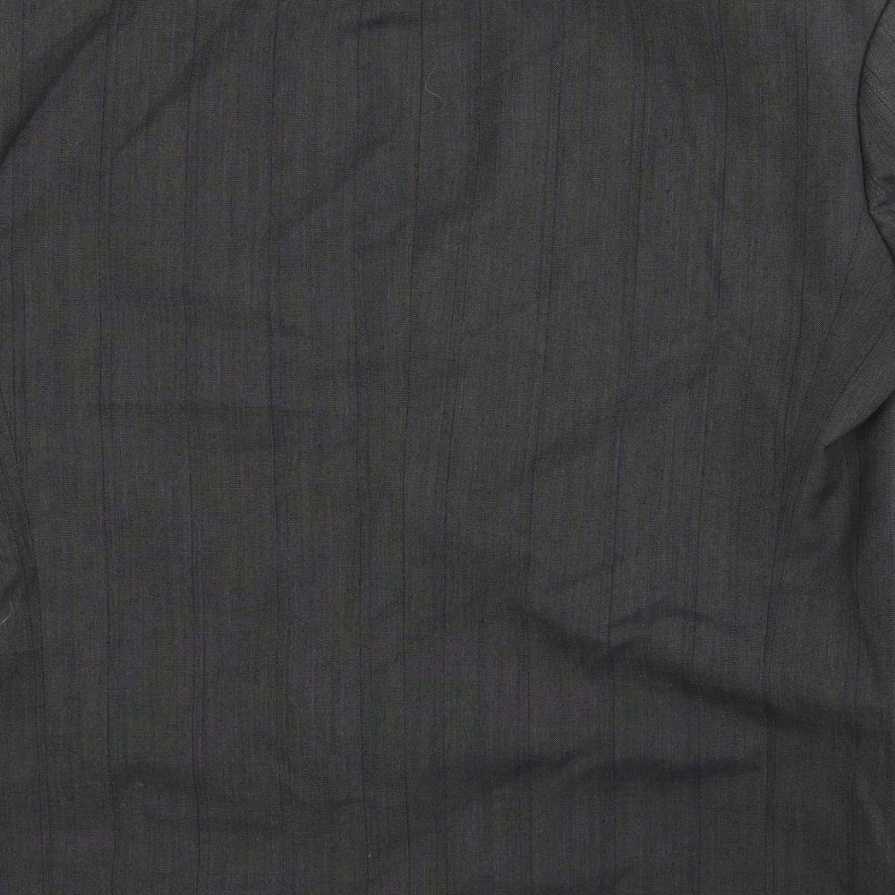 Marks and Spencer Mens Grey Striped Jacket Suit Jacket Size 40