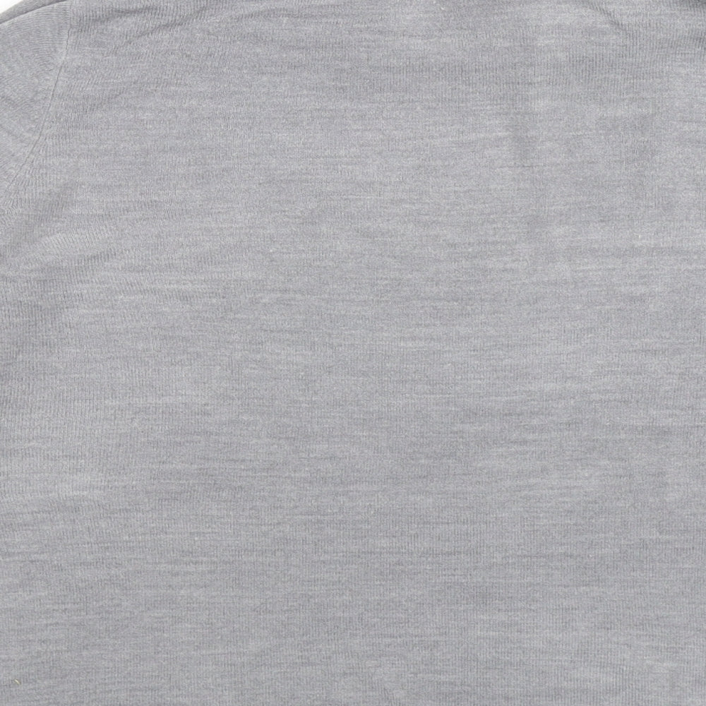 Bonmarché Womens Grey Knit Pullover Jumper Size 14