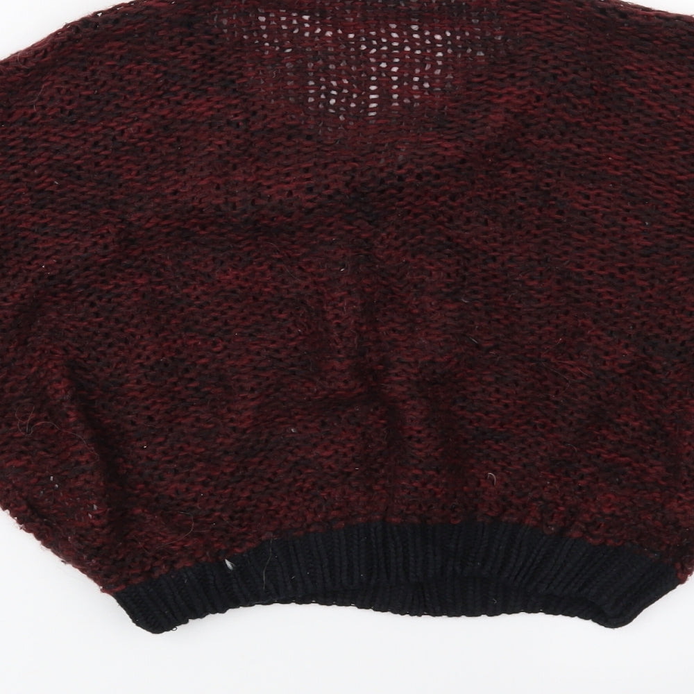Goldigga Womens Red Pullover Jumper Size 8
