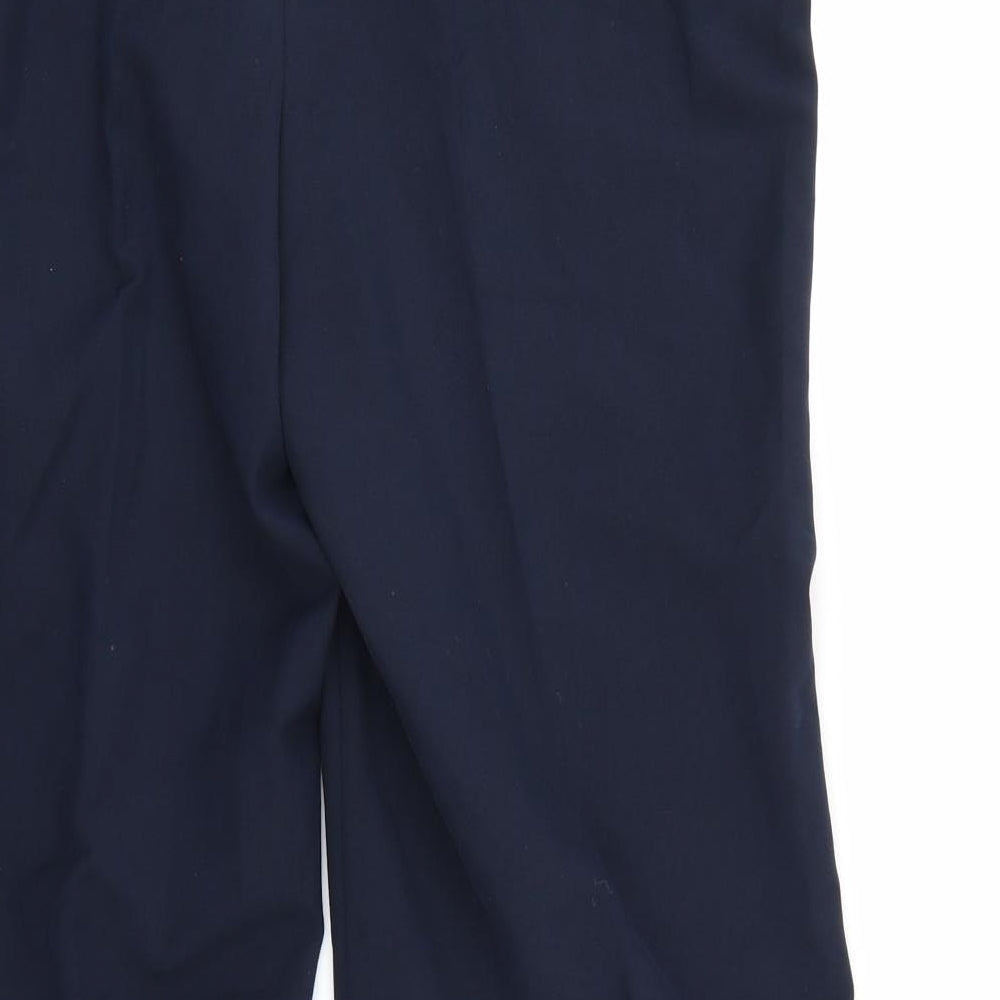 Slimma Womens Blue Trousers Size 14 L27 in