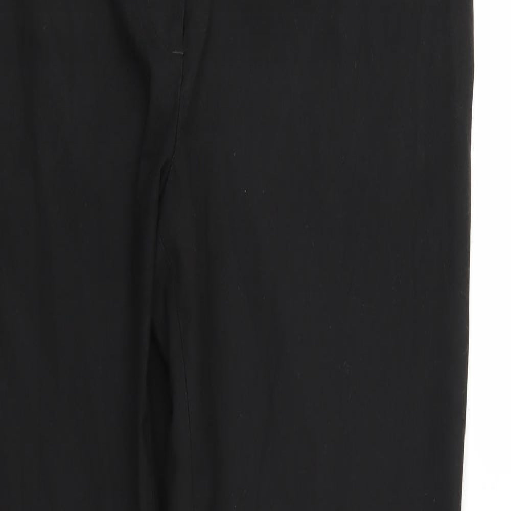 H&M Womens Black Trousers Size 14 L27 in